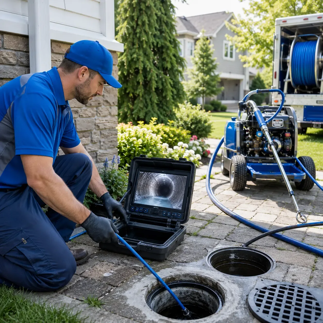 Outdoor drain cleaning professionals serving Lisbon, NY